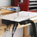 Sierra Caladora De Banco Y Manual Dremel Moto Saw Ms20 Malet - Imagen 7