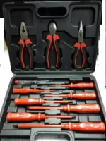 Juego Set 11 Pc Destornilladores Pinza Aislado 1000v Des8500 Rojo - Imagen 4