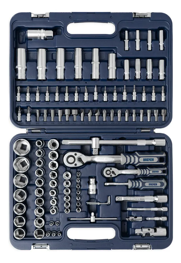Juego Llave Tubo Bocallaves Bremen 6499 1/2-1/4 Mm 110pz Juego Llave Tubo Bocallaves Bremen 6499 1/2-1/4 Mm 110pz - Imagen 1
