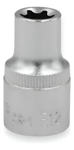 Bocallave Tubo Torx Hembra E24 Encastre 1/2 Bremen 4114 Gris