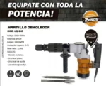 Martillo Demoledor Sds Max 8.5j 11kg Lusqtoff Tipo Makita Naranja - Imagen 3