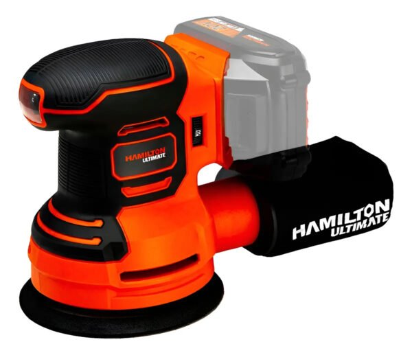 Lijadora Roto Orbital Hamilton Inalámbrica 20v 125mm Ult127 Naranja 50 60 Hz