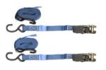 Cinta De Amarre Con Crique 25mm X 5m Bremen 7690 Pack X 2u Azul