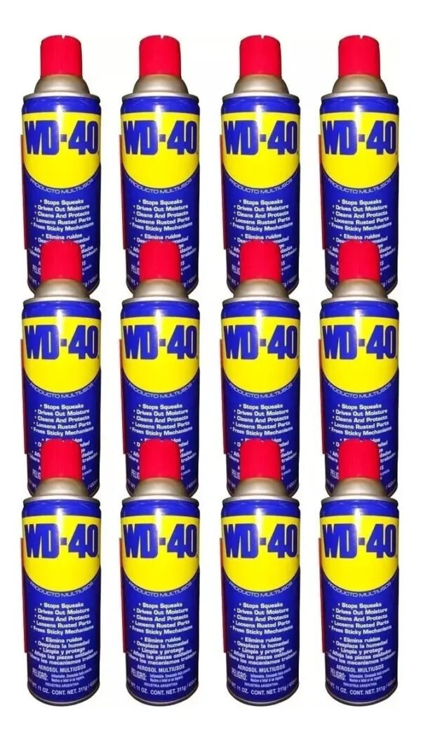 Aceite Lubricante Limpiador Multiuso Wd40 Grande Pack X 12