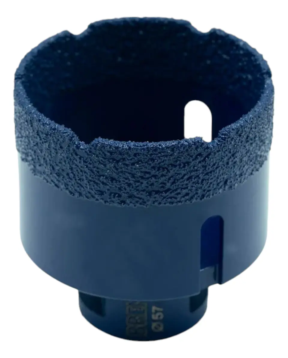 Broca Copa Diamantada Bremen 57mm Para Amoladora 8059 Broca Copa Diamantada Bremen 57mm Para Amoladora 8059 - Imagen 1