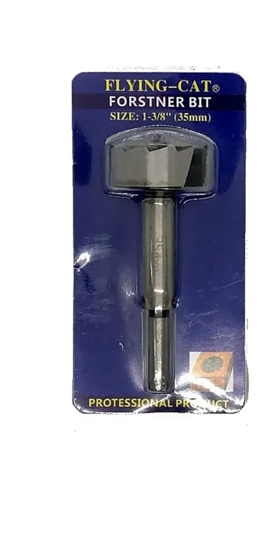Mecha Broca Fresadora Forstner Madera 35mm Bisagras