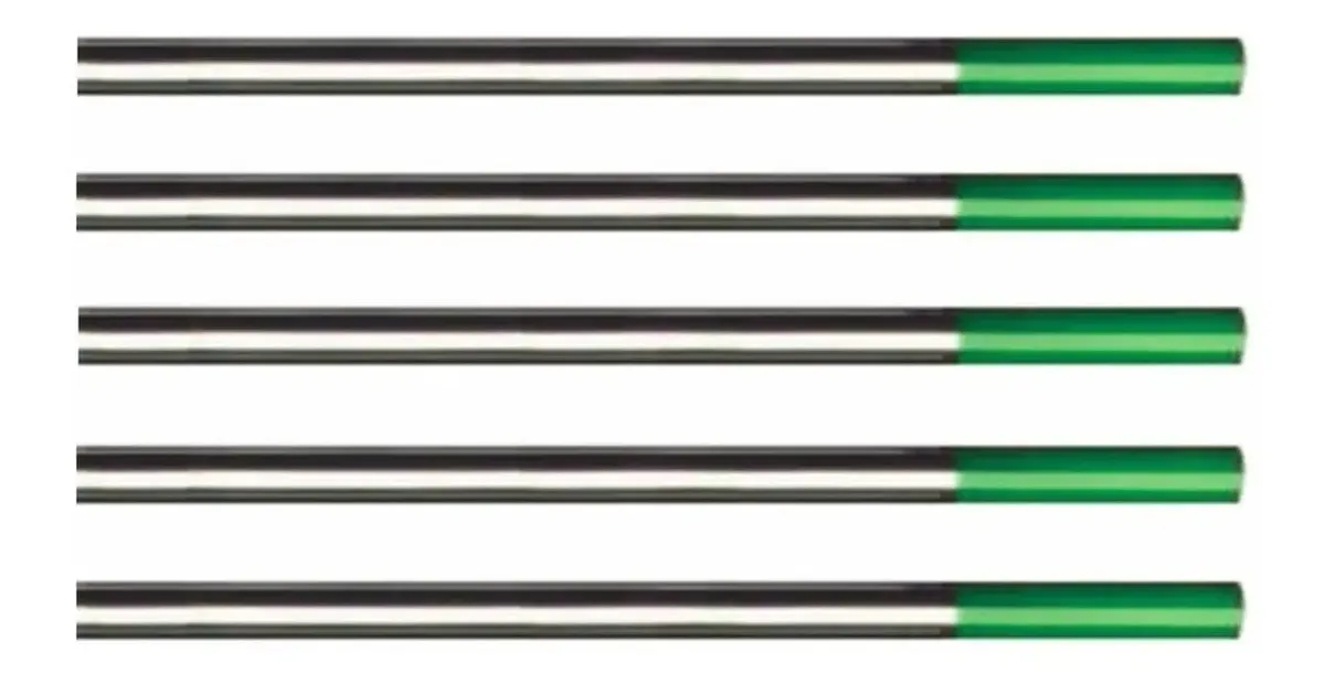 Electrodos De Tungsteno 3,2 Mm Unidad Punta Verde X 150mm Electrodos De Tungsteno 3,2 Mm Unidad Punta Verde X 150mm - Imagen 1