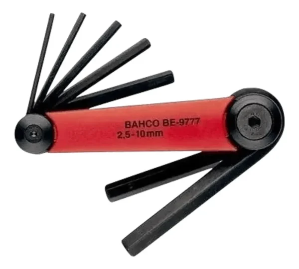 Llave Allen 2.5 A 10mm Bahco Tipo Navaja 7 Piezas Mod: 9777