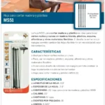 Kit Hoja Sierra Caladora Dremel Ms51 Moto Saw X 5 Madera Pvc - Imagen 4