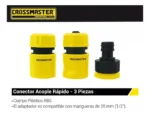 Conectores Acople Rápido 3/4 Crossmaster 3 Piezas 9937946 - Imagen 3