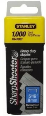 Grapas Stanley 5/16 8mm Para Modelos Stanley Tr150 Y Tr250. Negro - Imagen 3
