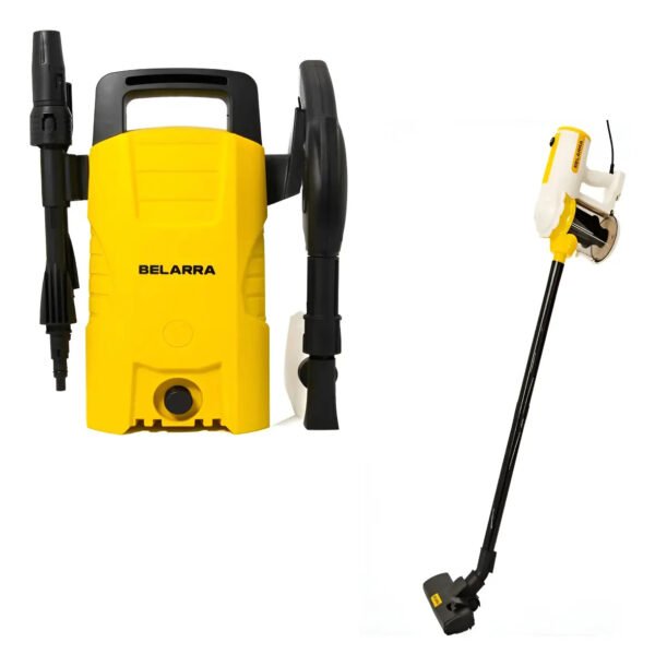Combo Hidrolavadora 110 Bar + Aspiradora 2 En 1 600w Belarra Amarillo 50