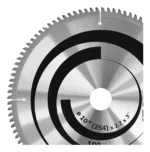 Hoja Disco Sierra Ingleta Multimaterial Bosch 254mm 100d 202 Gris - Imagen 4