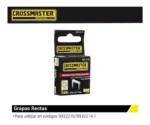 Grapa Recta 6 X 10.6 Mm Grampas Crossmaster X 500 U 9932331 Plateado - Imagen 2