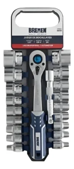 Juego Tubos Llave Crique Bremen Enc 1/2 En Milimetros 20 Pzs Cod 6659