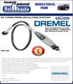Eje Flexible Tripa Minitorno Dremel 225 Original Dremel 12 Voltios 120 W - Imagen 2