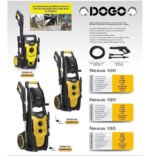 Hidrolavadora Auto Stop Dogo 2500w 160bar Nexus 150 Profesio Amarillo - Imagen 2