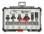 Juego Set De Fresas Kit Router Tupi Para Madera 6 Pz Bosch