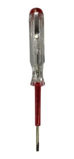 Destornillador Buscapolo Chico 220v Rango 100-1000v Ac Transparente Y Rojo