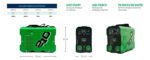 Soldadora Inverter Salkor 210 Amp Mma Igbt Profesional Verde - Imagen 3
