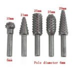 Fresas Escofinas Rotativas P/ Taladro X 5 Piezas Para Madera - Imagen 4