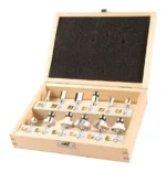 Juego Set De Fresas Kit Router Tupi Para Madera 12 Pz Makita Vastago De 1/4 Pulgada 6,35mm D-53584 - Imagen 2