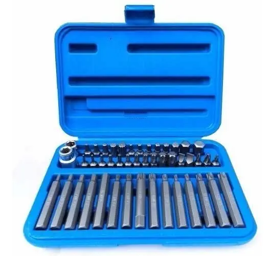 Juego De Puntas 3/8 Bremen 4180 Torx Phillips Allen 46 Pzas