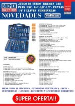 Juego Tubos Bocallaves Puntas 218 Pc Bremen Enc 1/2-3/8-1/4 - Imagen 3