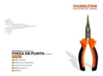 Pinza De Punta Media Caña Hamilton 8 Pulgadas 200 Mm Apm80 - Imagen 4