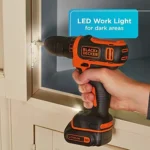 Taladro Atornillador 10mm Inalámbrico 12v Black Decker Bdcdd Black - Imagen 6