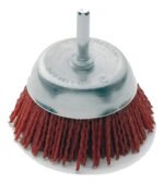 Cepillo Copa De Nylon 64mm Para Taladro Bremen 7071 Rojo