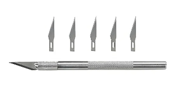 Cutter De Precision Bulit Con 5 Hojas De Repuesto Cctr6pre
