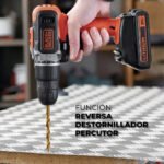 Taladro Percutor Atornillador 10 Mm Black+decker Bat 20v Max Naranja - Imagen 6