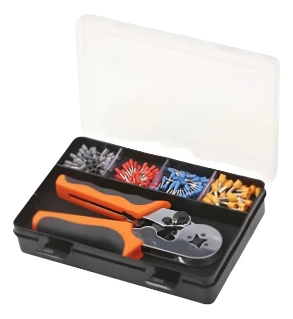 Kit Pinza Crimpeadora Ja Des8802+ 80 Terminales Tiff Tubular