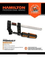 Prensa Sargento F Trabajo Pesado De 50 Cm Hamilton Pfc1250 - Imagen 2