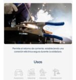 Pinza De Masa Bremen 500 Amp Soldadora Electrodo Profes 8325 - Imagen 5