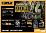 Amoladora Recta Dewalt Dwe4887 450w 25000rpm 1/4 Y 3/8 Amarillo - Imagen 3