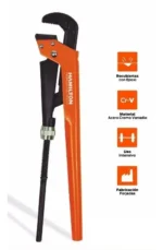 Llave Para Caño Hamilton Stilson 1 PuLG Cromo Vanadio Lcs1 - Imagen 2