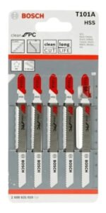 Hojas De Sierra Caladora X 5 Unid. Bosch T101a Para Acrylico