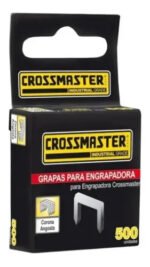 Grapas Grampas 14mmx10,6x1,2mm 500u. Crossmaster 9932339 Plateado - Imagen 2