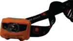 Linterna Minera Cabeza Vincha Led Con Sensor Usb Recargable Luz Fria Naranja Claro - Imagen 4