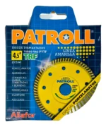 Disco Diamantado Porcelanato Turbo Fino Trf Patroll 115mm Amarillo