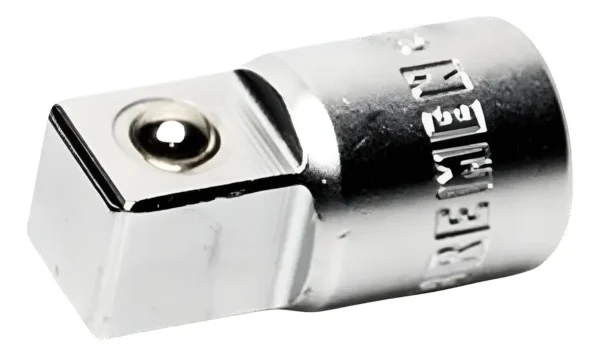 Adaptador Tubos 1/4 Hembra 3/8 Macho Cr-vanadio Bremen 3765 Plateado