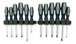 Juego Destornillador Bremen 12pz Phillips Plano Torx 7802