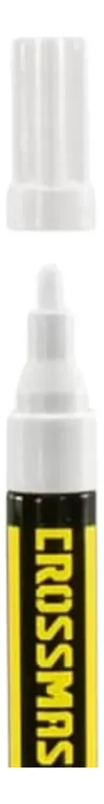 Marcador Indeleble P/vidrio Plastico Madera Metal Blanco X2u Blanco - Imagen 2