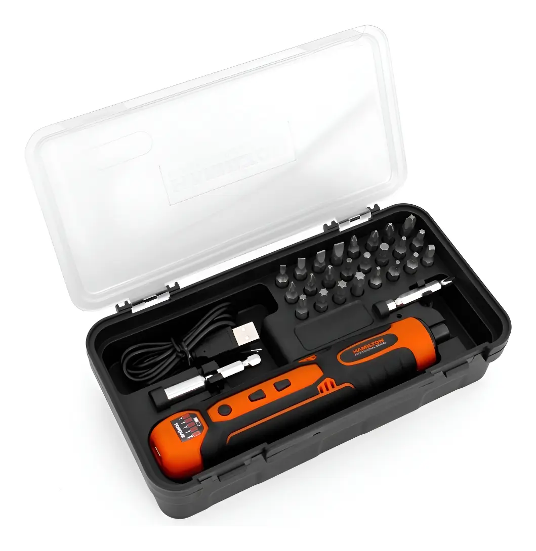 Destornillador Inalámbrico Profes. 1/4 Hamilton 3.6v Ult136 Naranja Destornillador Inalámbrico Profes. 1/4 Hamilton 3.6v Ult136 Naranja - Imagen 1