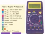 Tester Digital Megalite Ja890g C/ Buzzer Y Protector Dcc 20a - Imagen 5