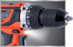 Taladro Percutor A Bateria Dowen Pagio 13mm 9993121 Flex One Naranja/negro 50 Hz - Imagen 3