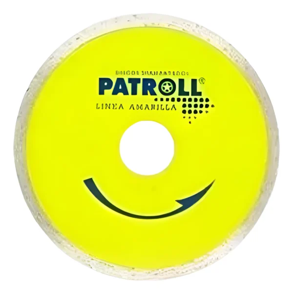 Disco Diamantado Continuo Patroll 7 Pul Aliafor 180 Mm Pyc-7 Amarillo