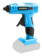 Pistola Pegar Silicona Inalambrica Bateria 20v Gamma G12417 Celeste